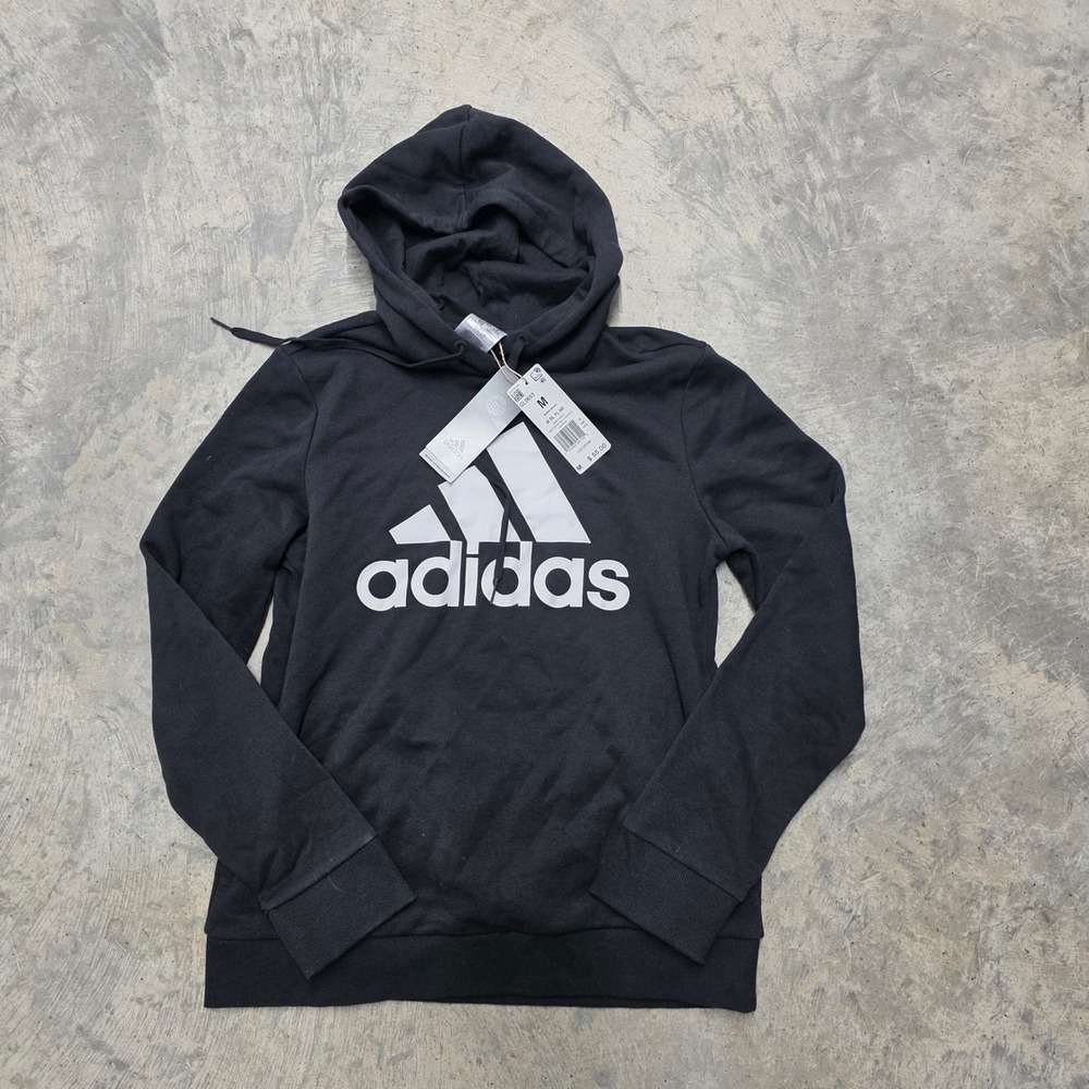 Adidas‎ Women Medium Black White Full Zip Hoodie Sweatshirt Multi Sport